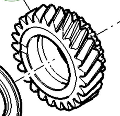 JD R218619 Helical Gear Tractor Parts Agriculture Machinery Good Quality