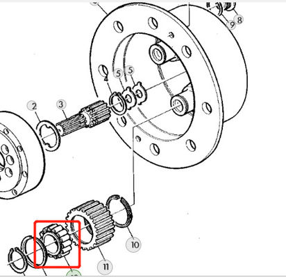 JD10250  Cylindrical Roller Bearing fits for JD tractors